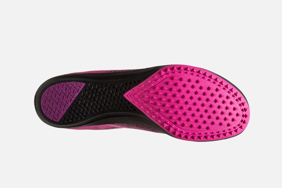 Brooks Mach 19 Spikeless Spikes Shoes - Womens - Pink/Black - JX1246079